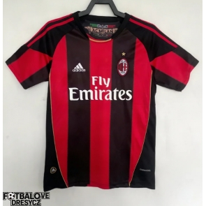 AC Milan 2010-2011 Retro Alternativní Dres Krátký Rukáv
